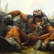 Illustration for article titled Concept Art Writing Prompt: The Astronaut Of Skull And Flowers